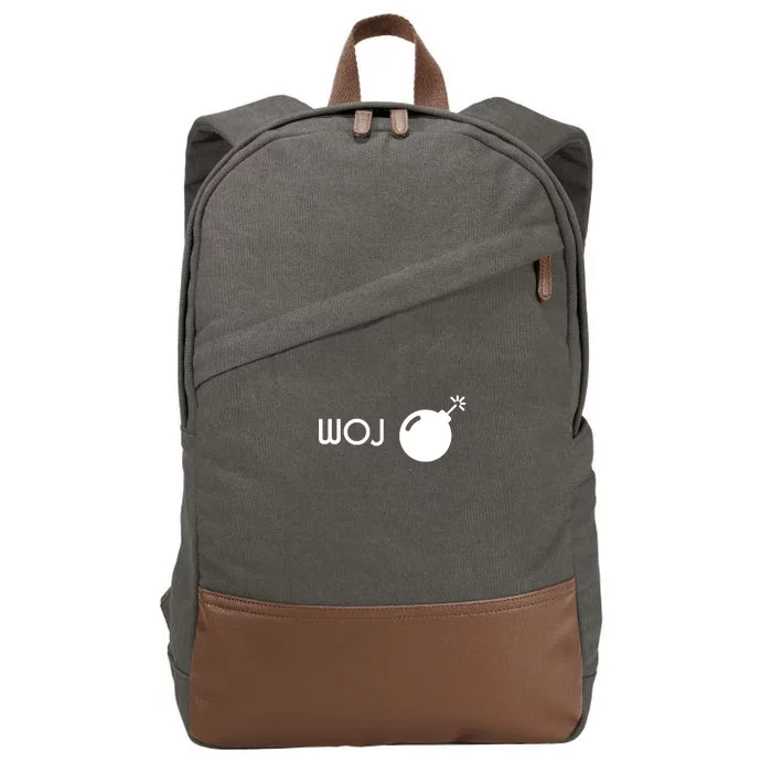 Woj Bomb Incoming Cotton Canvas Backpack