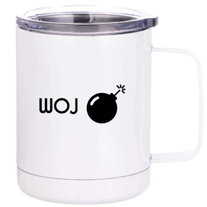 Woj Bomb Incoming Front & Back 12oz Stainless Steel Tumbler Cup