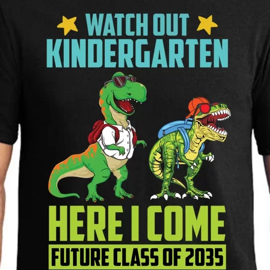 Watch Out Kindergarten Here I Come Future Class Of 2035 Gift Pajama Set