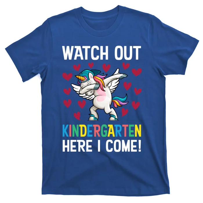 Watch Out Kindergarten Here I Come PreKindergaten Gift T-Shirt