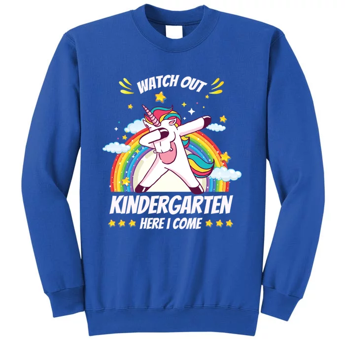 Watch Out Kindergarten Here I Come Unicorn Teacher Gift Sweatshirt