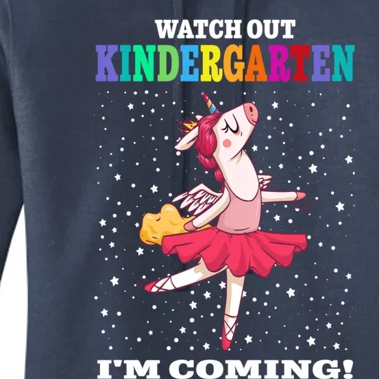 Watch Out Kindergarten Im Coming! PreKindergaten Gift Women's Pullover Hoodie