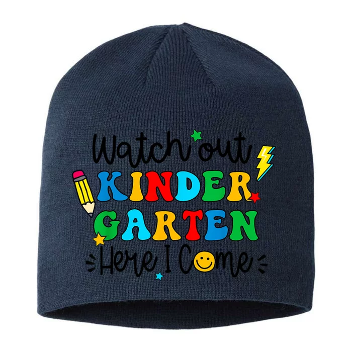 Watch Out Kindergarten Here I Come Back To School 8 1/2in Sustainable Knit Beanie