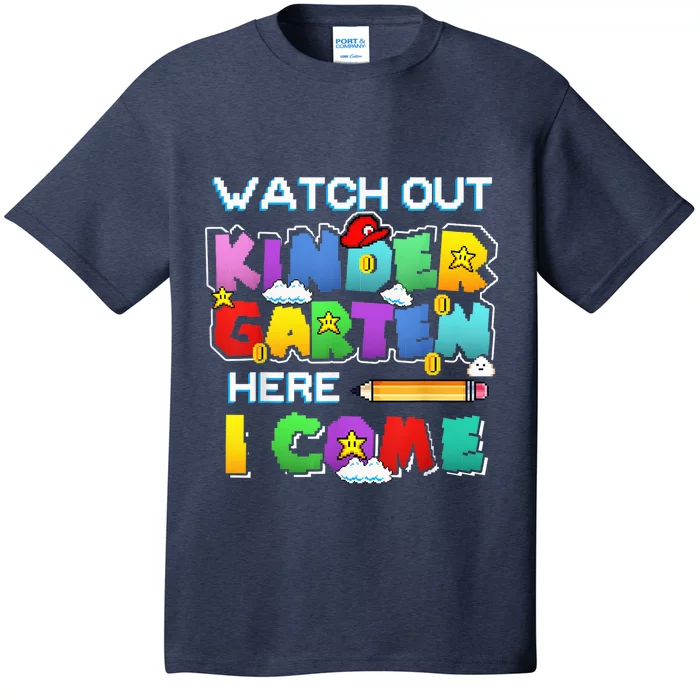 Watch Out Kindergarten Here I Come Back To School Outfits T-Shirt