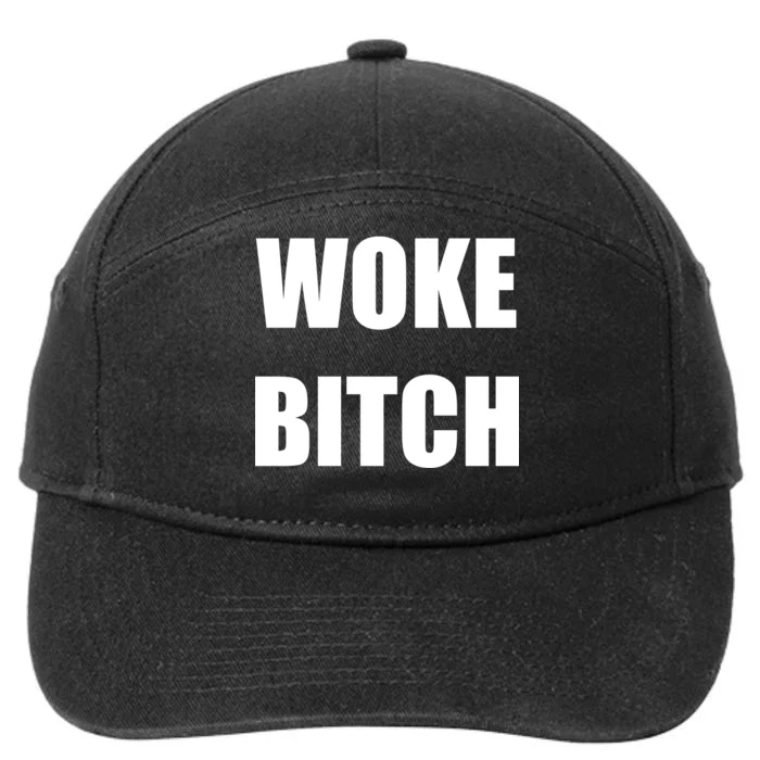 Woke Bitch 7-Panel Snapback Hat