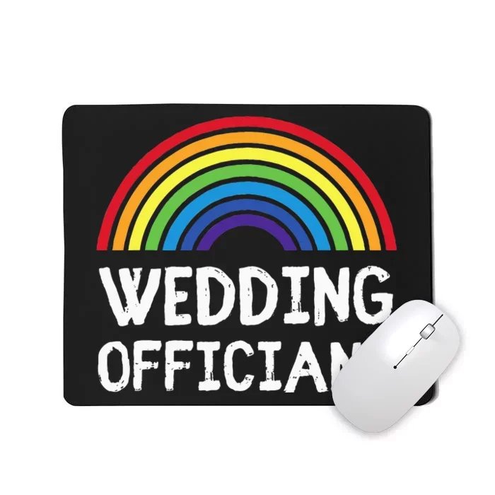 Wedding Officiant LGBT Lesbian Gay Wedding Marriage Ceremony Mousepad