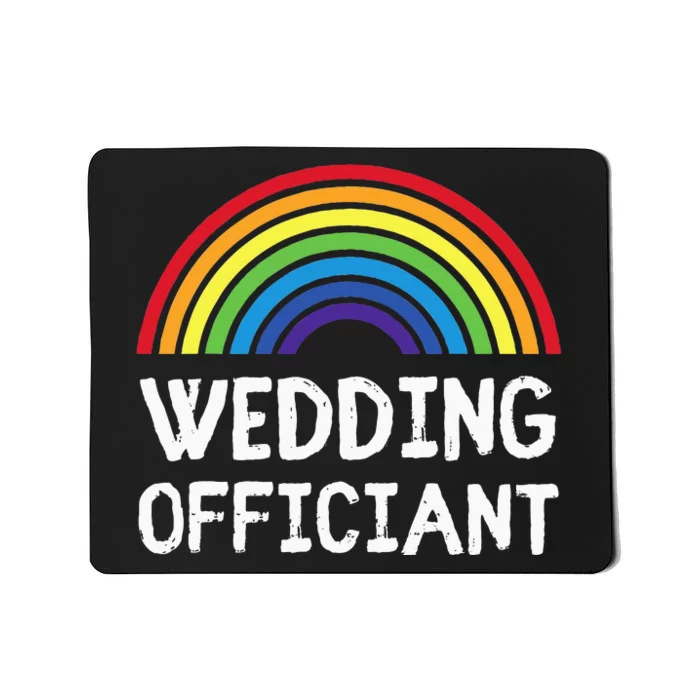 Wedding Officiant LGBT Lesbian Gay Wedding Marriage Ceremony Mousepad