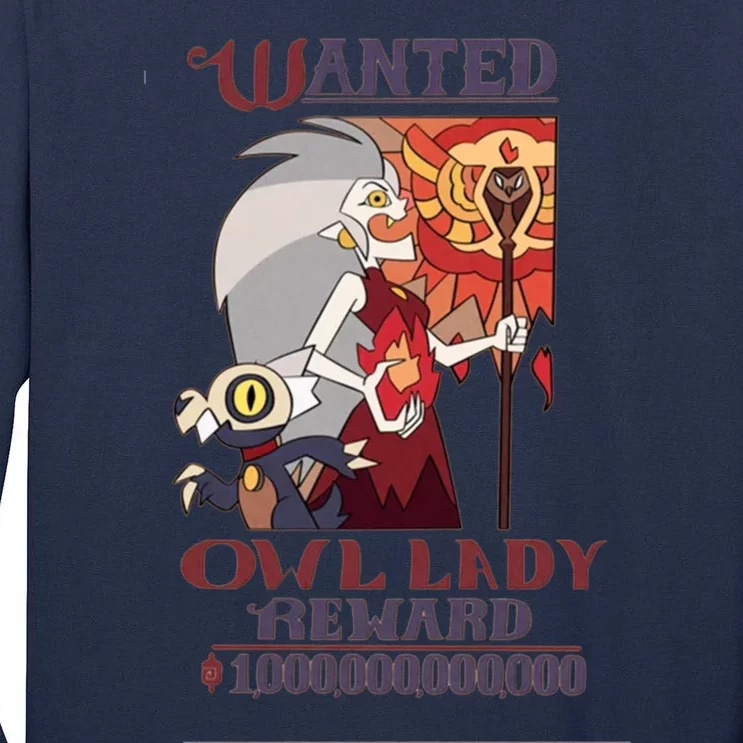 Wanted Owl Lady (The Owl House Perfect Gift Tall Long Sleeve T-Shirt