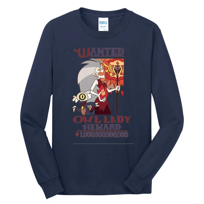 Wanted Owl Lady (The Owl House Perfect Gift Tall Long Sleeve T-Shirt