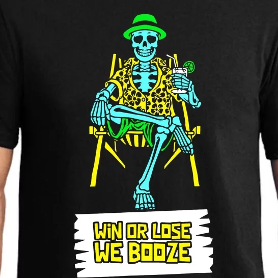 Win Or Lose We Booze Pajama Set