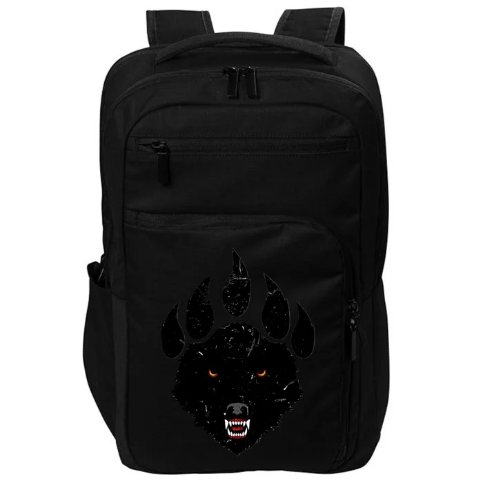 Wolf Claw Imprint Face Impact Tech Backpack