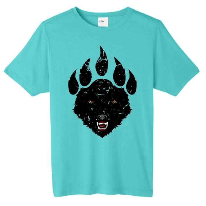 Wolf Claw Imprint Face ChromaSoft Performance T-Shirt