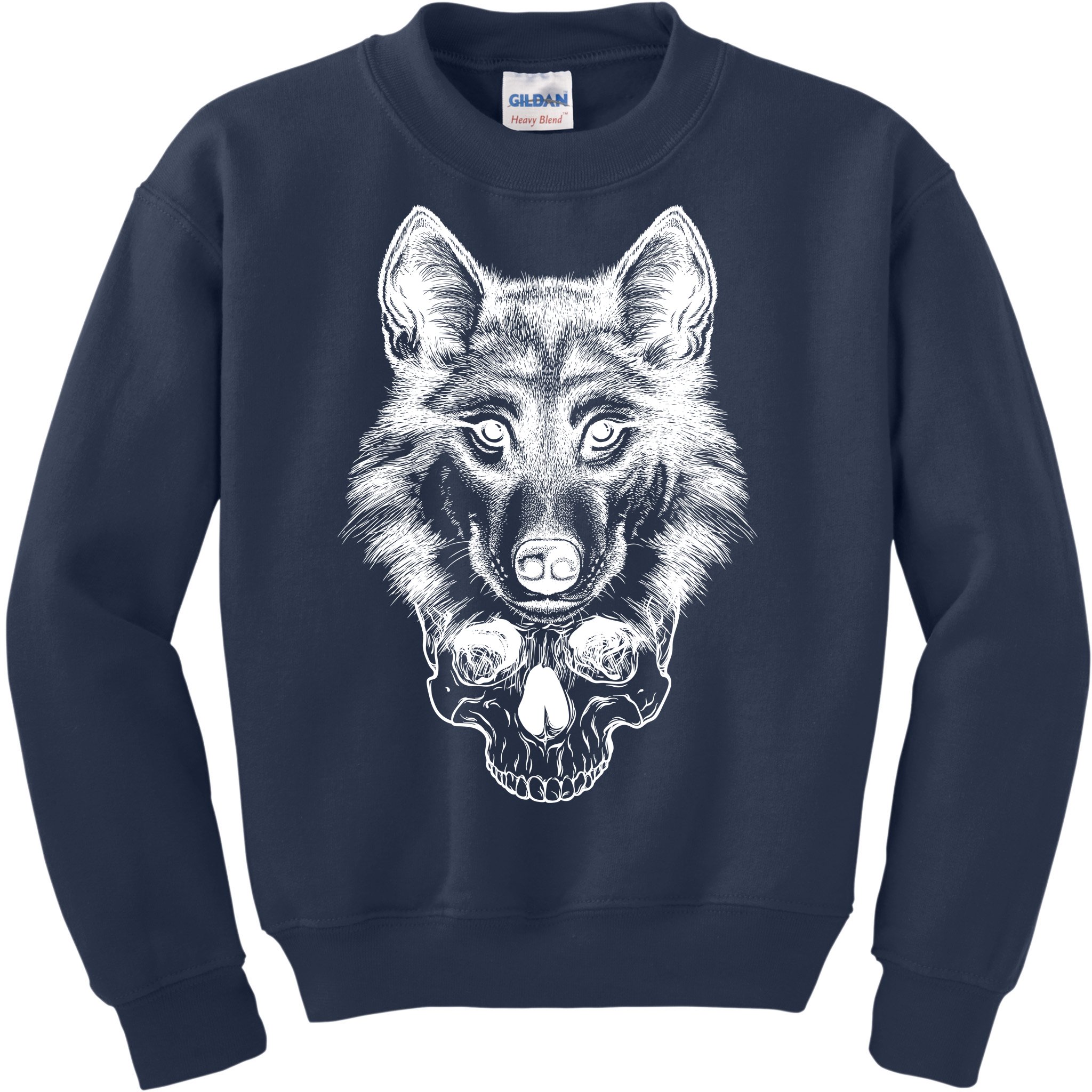 My wife (in the photo) designed the sweatshirt for the wolves for