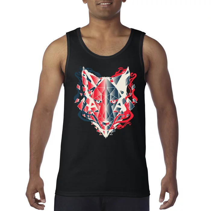 Wolf Head Polygonal Tank Top