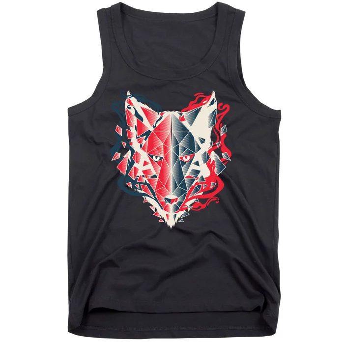 Wolf Head Polygonal Tank Top