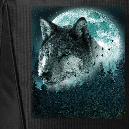 Wolf Moon Forest Wilderness City Backpack