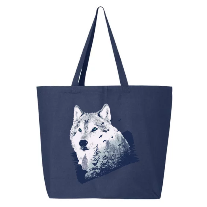 Wolf Wilderness Forest 25L Jumbo Tote