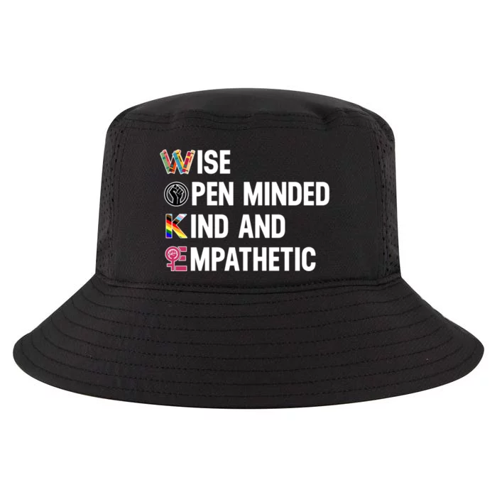 Wise Open Minded Kind And Empathetic Cool Comfort Performance Bucket Hat