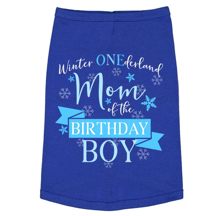 Winter Onederland Mom Of The Birthday Gift Doggie Tank