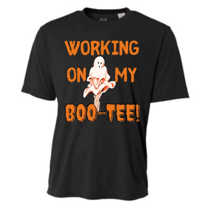 Working On My Boo Working On My Booty Funny Gym Funny Hallowen Cooling Performance Crew T-Shirt