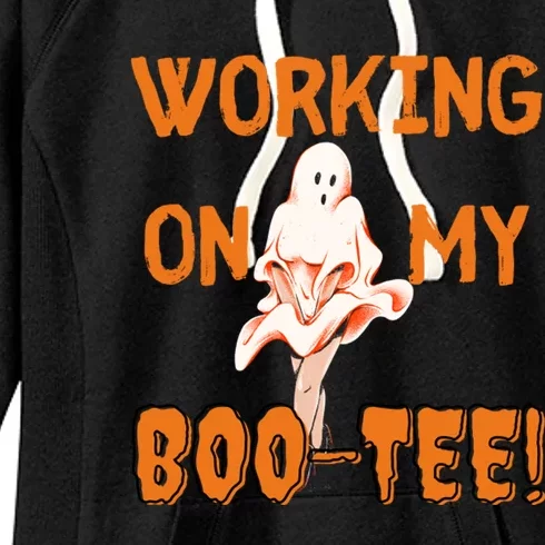 Working On My Boo Working On My Booty Funny Gym Funny Hallowen Women's Fleece Hoodie