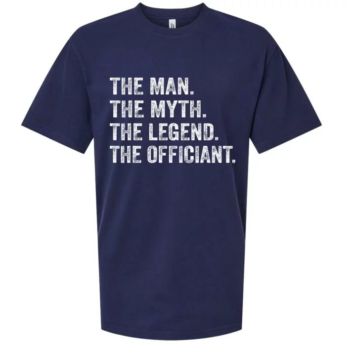 Wedding Officiant Marriage Officiant The Man Myth Legend Sueded Cloud Jersey T-Shirt