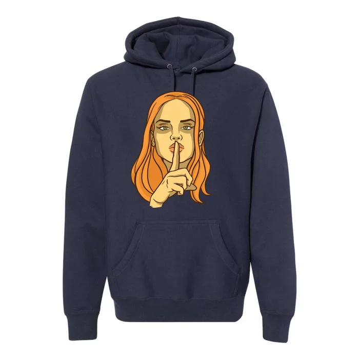 Woman Sushing Premium Hoodie