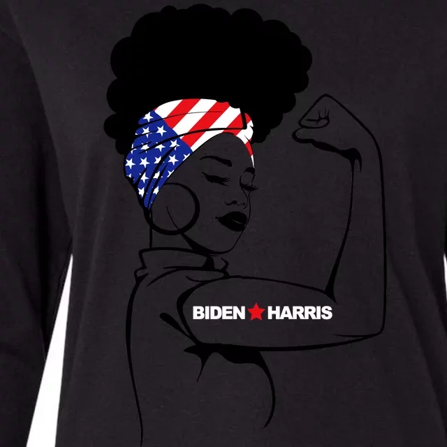 Women For Biden Harris Womens Cotton Relaxed Long Sleeve T-Shirt