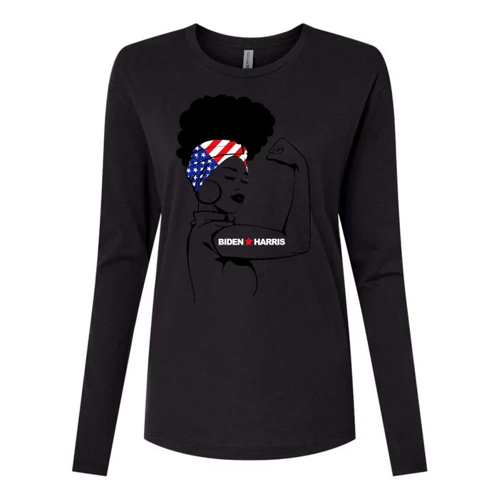 Women For Biden Harris Womens Cotton Relaxed Long Sleeve T-Shirt