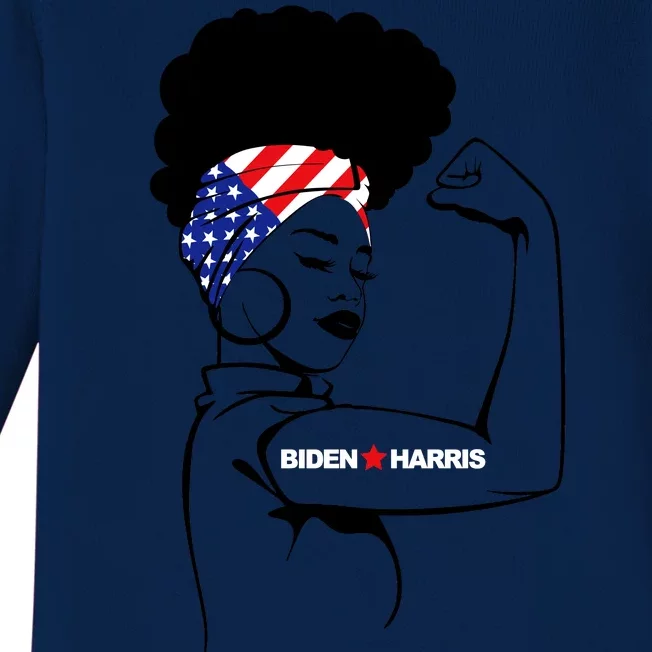 Women For Biden Harris Baby Long Sleeve Bodysuit