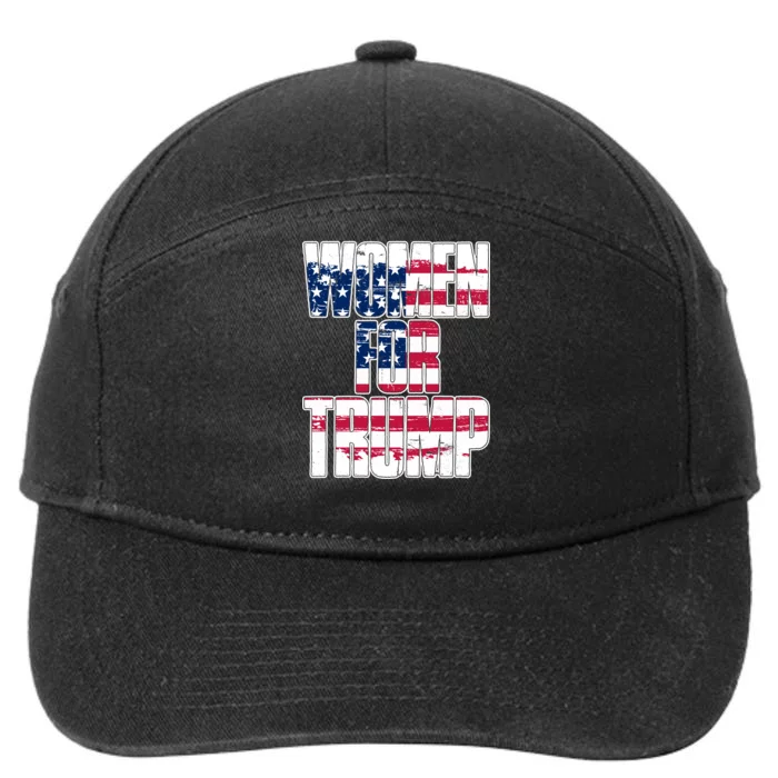 Women For Donald Trump 7-Panel Snapback Hat