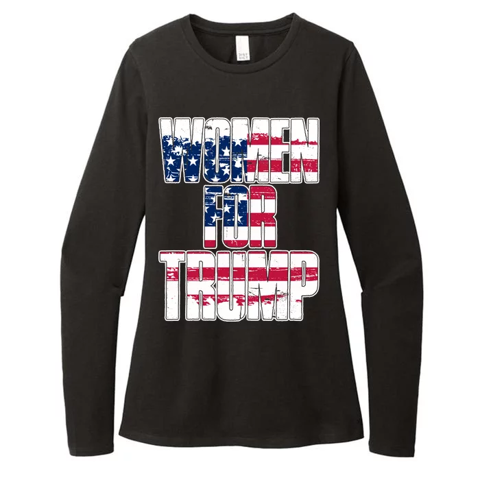 Women For Donald Trump Womens CVC Long Sleeve Shirt