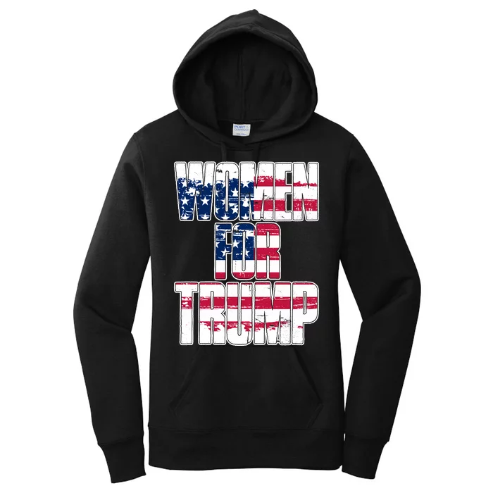 Women For Donald Trump Women's Pullover Hoodie