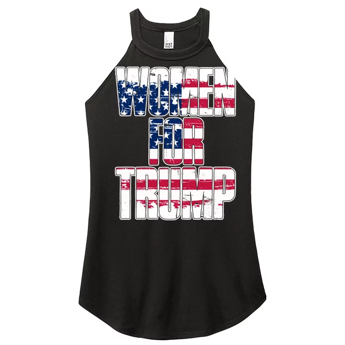 Women For Donald Trump Women’s Perfect Tri Rocker Tank