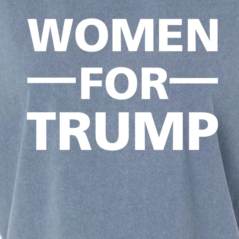 Women For Trump Garment-Dyed Women's Muscle Tee