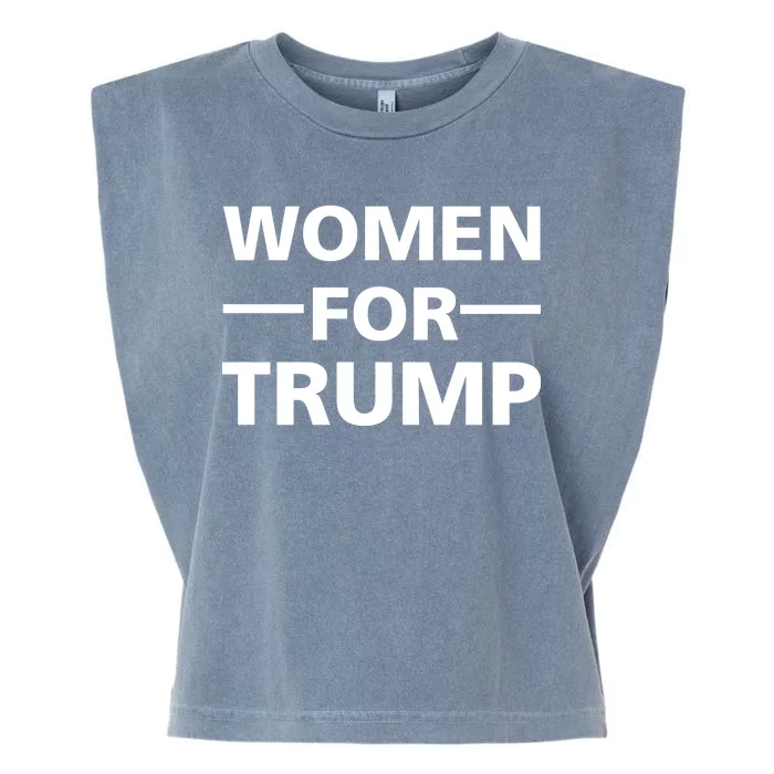 Women For Trump Garment-Dyed Women's Muscle Tee