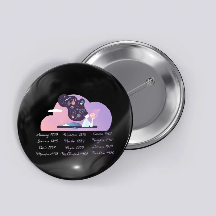 Women Of Science Button