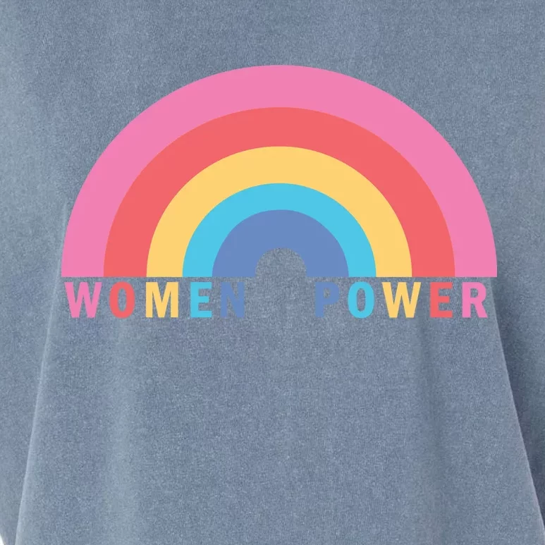 Women Power Rainbow Garment-Dyed Women's Muscle Tee