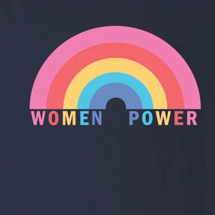 Women Power Rainbow Toddler Long Sleeve Shirt