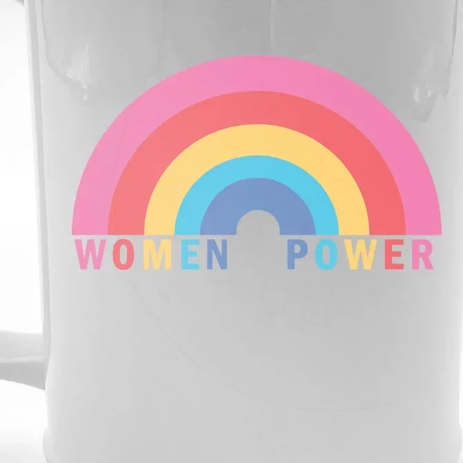 Women Power Rainbow Front & Back Beer Stein