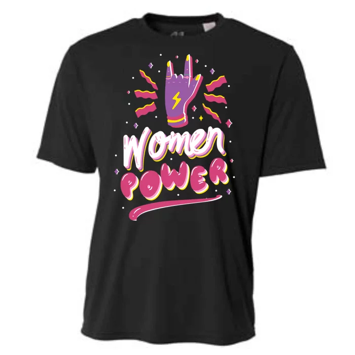 Women Power Rock Cooling Performance Crew T-Shirt