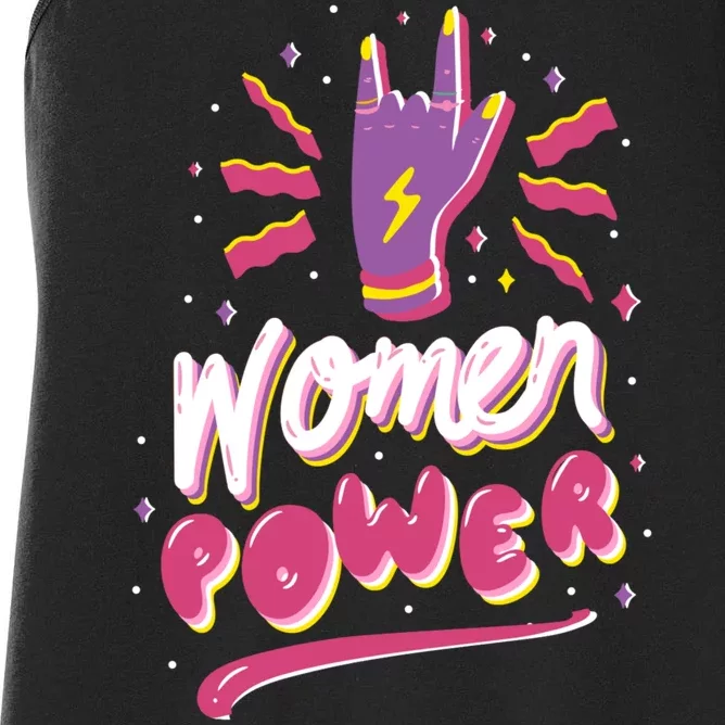 Women Power Rock Women's Racerback Tank