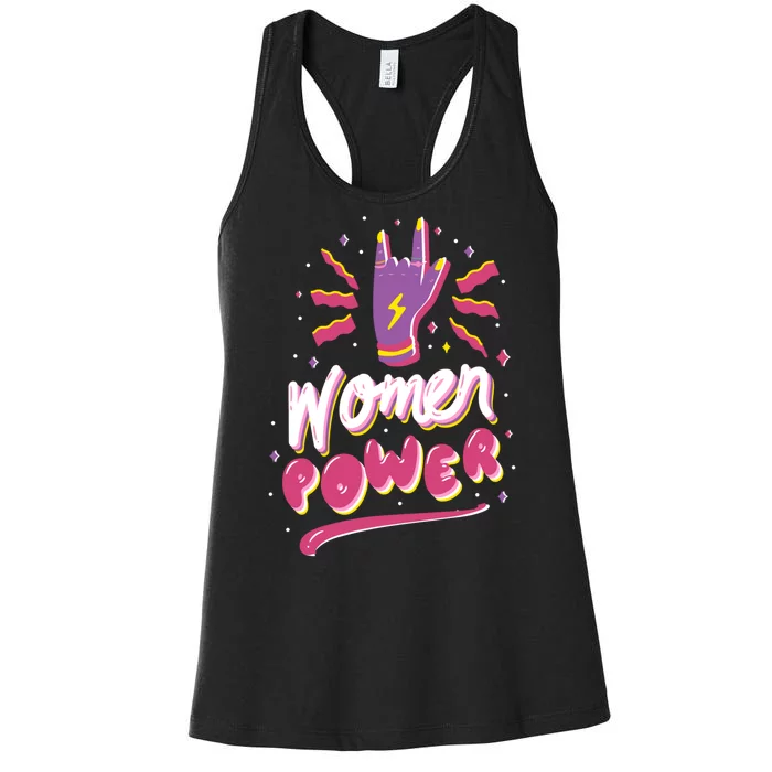 Women Power Rock Women's Racerback Tank