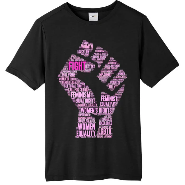 Women's March Equality Fist Mash Up ChromaSoft Performance T-Shirt