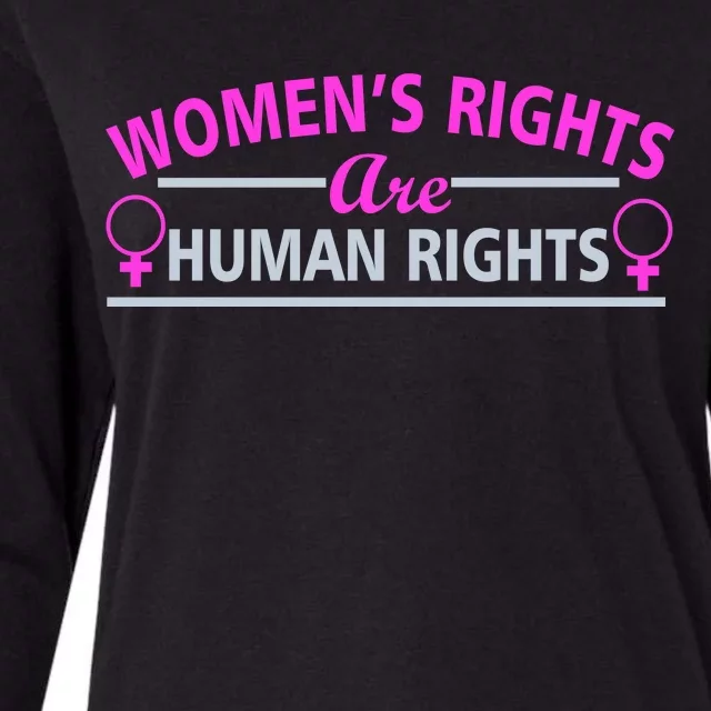 Women's Rights Are Human Rights Womens Cotton Relaxed Long Sleeve T-Shirt