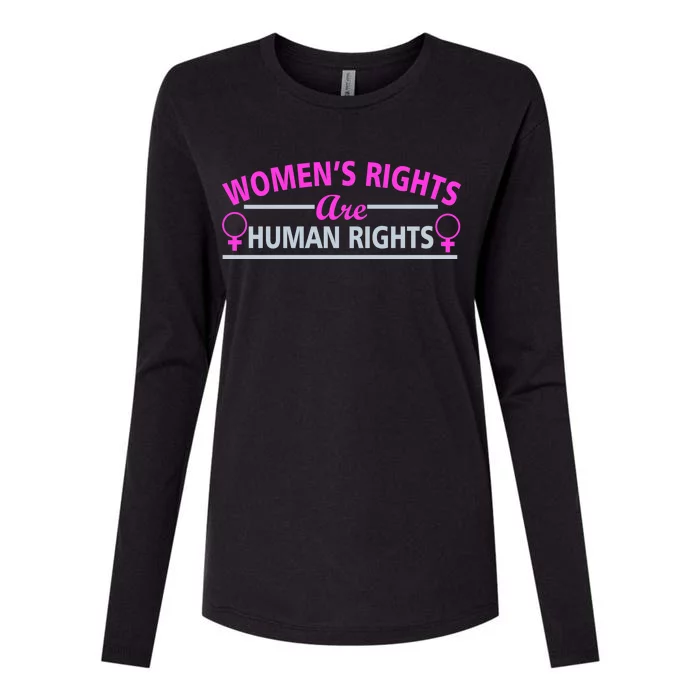 Women's Rights Are Human Rights Womens Cotton Relaxed Long Sleeve T-Shirt