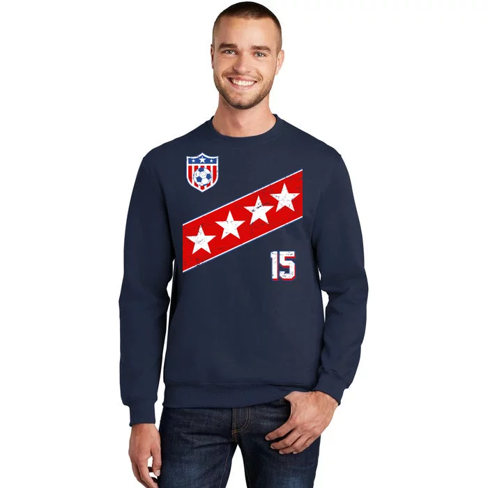 Women's US Soccer Jersey Tall Sweatshirt