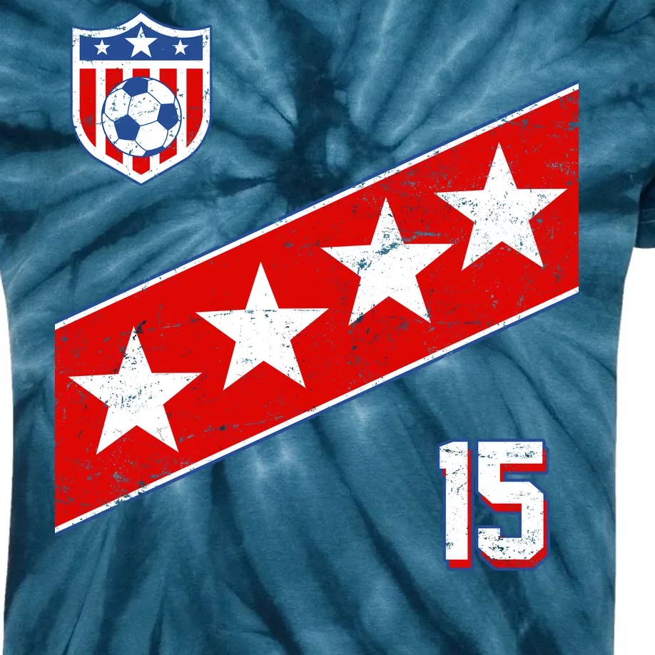 Women's US Soccer Jersey Kids Tie-Dye T-Shirt