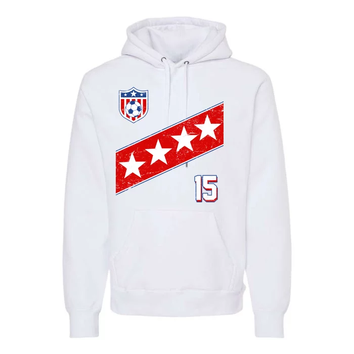 Women's US Soccer Jersey Premium Hoodie