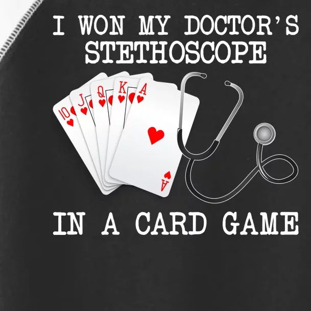 Won My Doctor's Stethoscope Toddler Fine Jersey T-Shirt